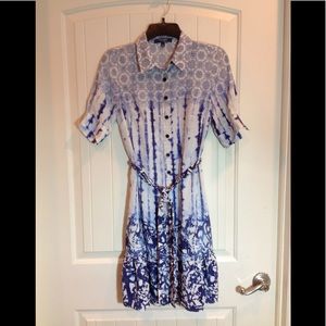 Peter Som for Design Nation Blue Tye dye Dress 2